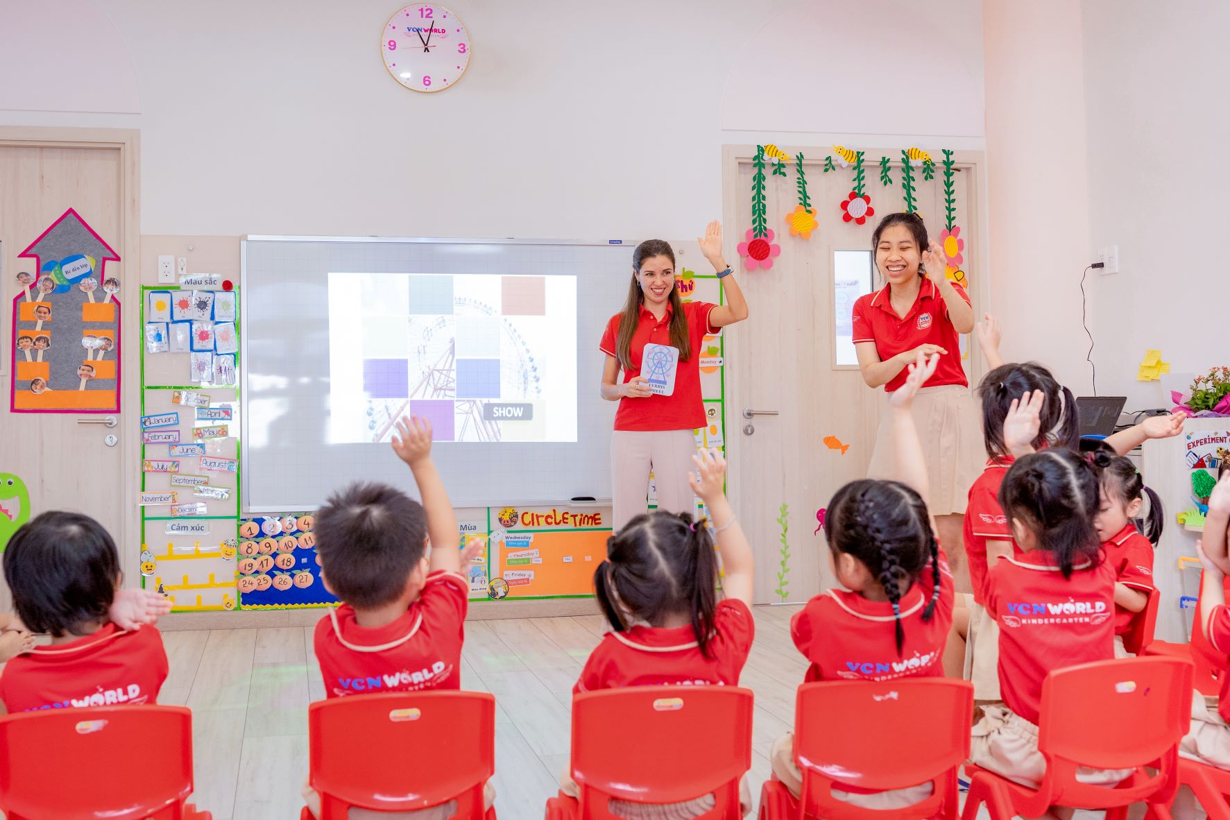 trường mầm non vcn world